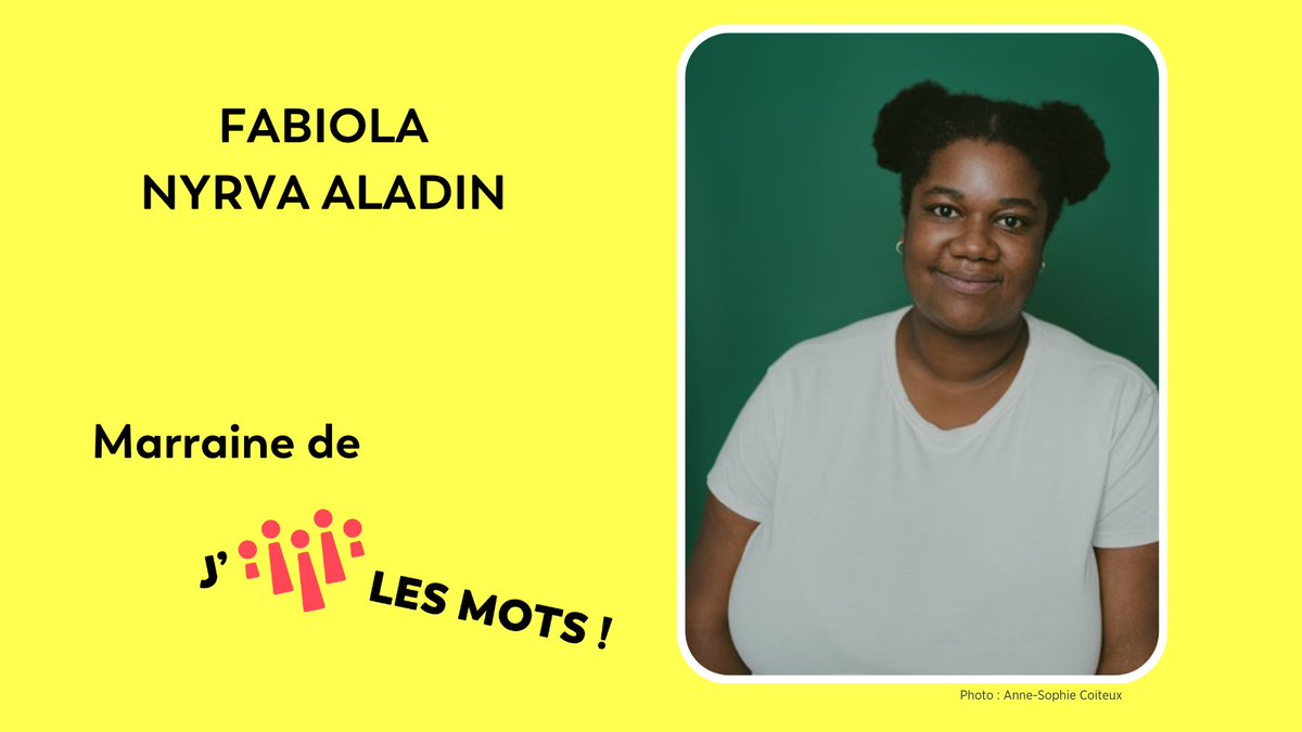 les_journees's tweet photo. 🎉😃🥳 Bonne nouvelle! La comédienne et enseignante Fabiola Nyrva Aladin marrainera l’édition 2024 de J’aime les mots, l’activité de création de mèmes pour les jeunes du Québec et de la francophonie!
https://t.co/jvGWjN5dvt
#JmLesMots #Jdelaculture https://t.co/5JkJcoZSN1