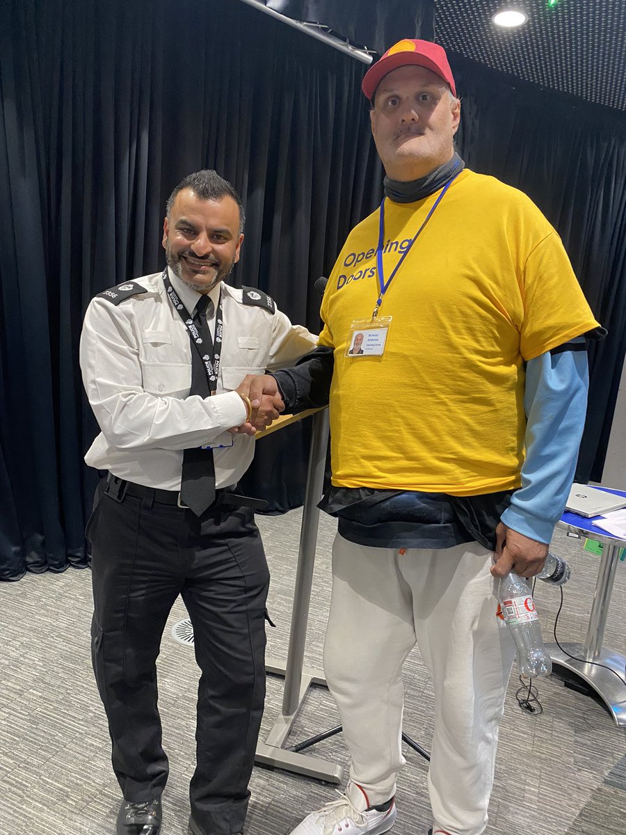 OpeningDoorsLD's tweet image. Richard said “great day” and we all agree - thank you @NorfolkPolice for coming along 
#HealthyHappySafe
#UserLed
#LearningDisabilities
