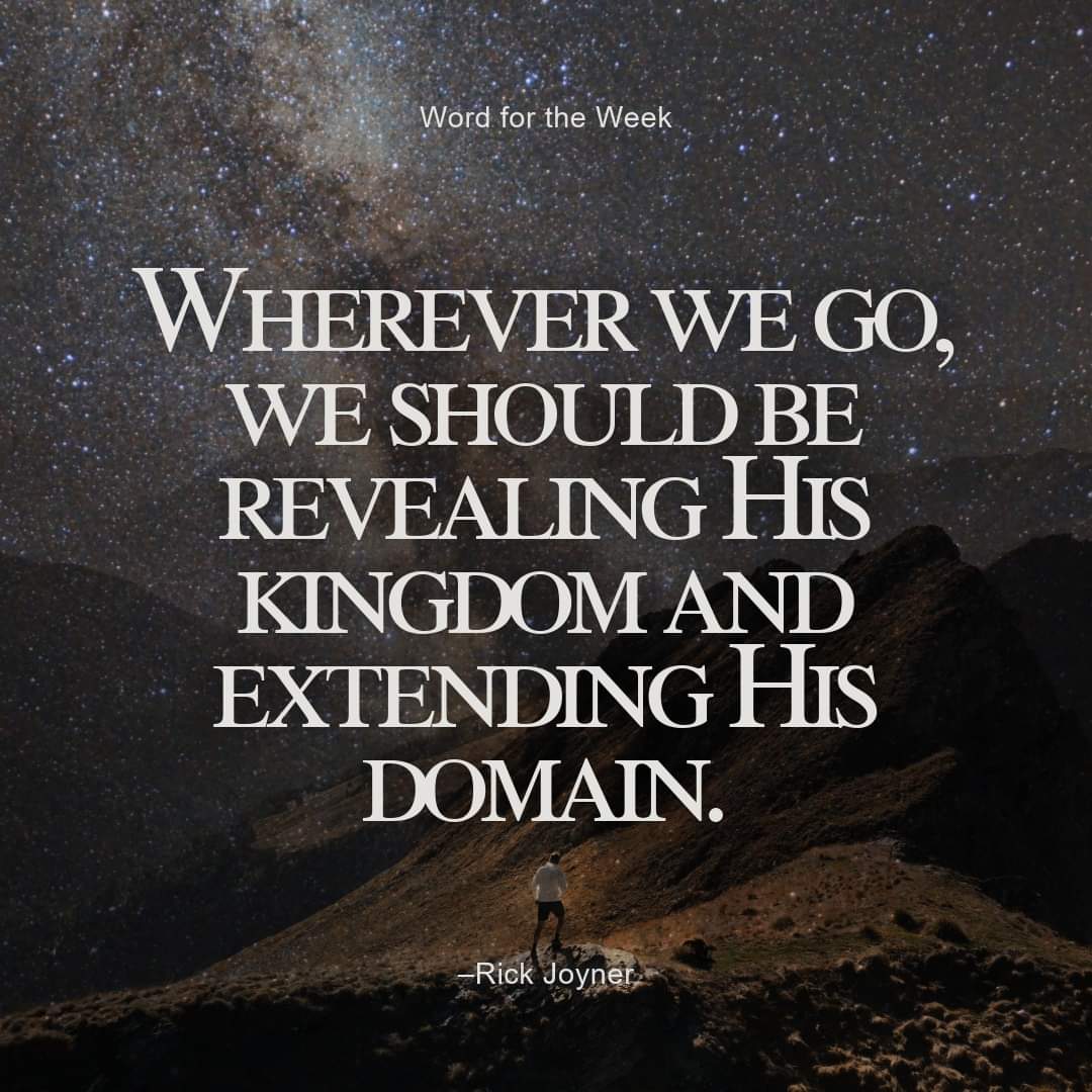 IamRickJoyner's tweet image. Word for the Week 📖✨

      The prayer that Jesus gave His disciples to pray, which has been prayed by His disciples for nearly two thousand years, is for His kingdom to come... 

#RickJoyner #devotiontime 
To read more, click the link below: 
mstarm.org/22