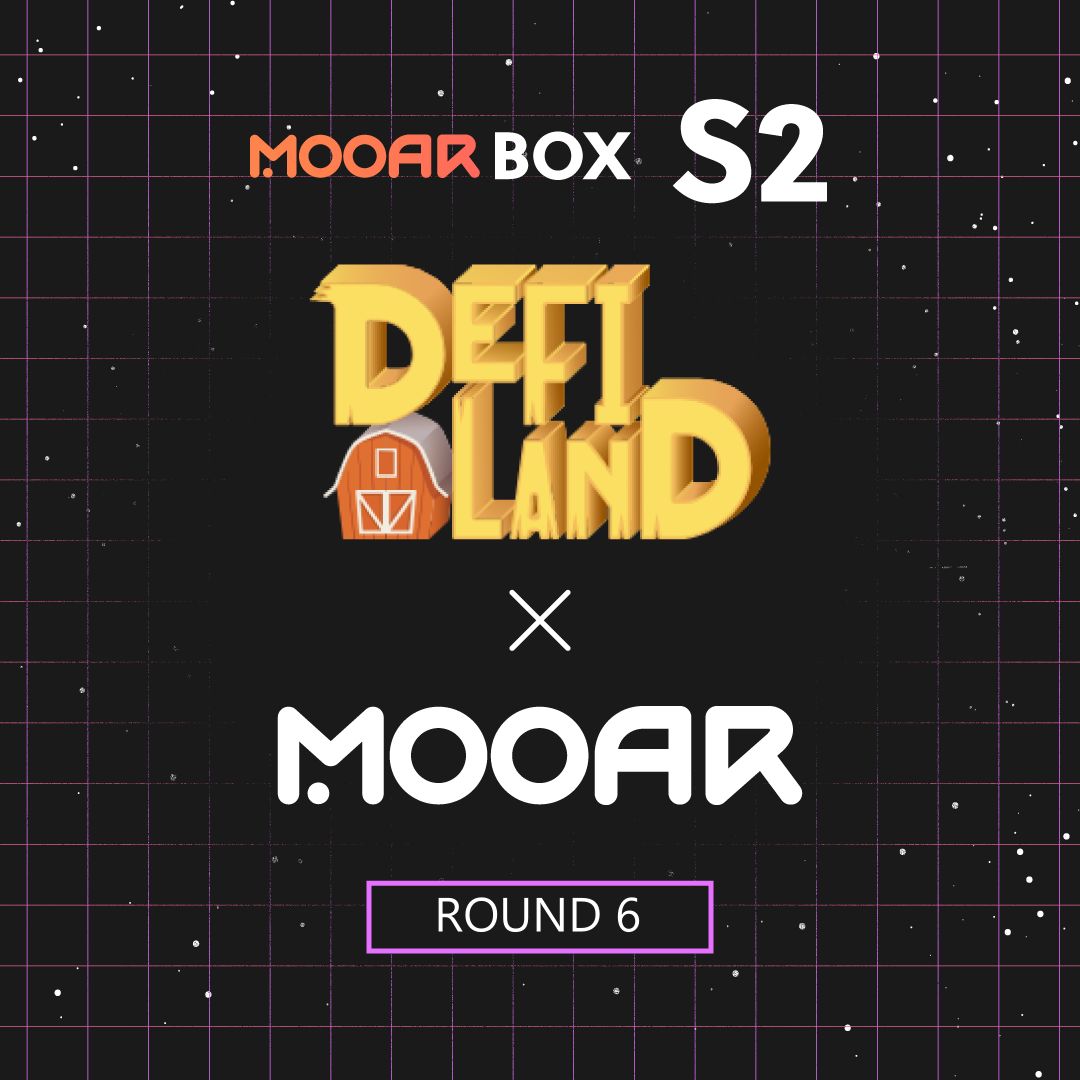 mooarofficial's tweet photo. MOOAR Box S2 Bonus Round 🌟

Your excitement for #MOOARBox S2 has led us to launch a BONUS Round 6!

We’d like to welcome @DeFi_Land as a MOOAR Frens partner during Round 6 🦙

🏠 DeFi Land is a casual farming game that gamifies all crypto experiences. It aims to simplify DeFi and NFTs for everyone while creating fun and enjoyable minigames in the DFL universe.

🦙 Alpaca Dash is a Web3 racing game where players race Almighty Alpaca NFTs to win $USDC and $DFL prizes. Combining RPG and idle game elements, players navigate diverse environments and strategic challenges, using buffs, debuffs, shields, and tactics to outmaneuver competitors and win.

🏁 During Round 6, buying AND selling any NFTs from the DeFi Land collections can result in DeFi Land tickets that allow you to enter THREE raffles at the end of the Round:

🏠 A DeFi Land prize pool raffle 
🏠 The #MOOARFrens OG STEPN Sneaker raffle 
🏠 The #STEPN X MOOAR Genesis Sneaker raffle

🔥 In addition, trading DeFi Land NFTs will boost your MOOAR Box Rewards and EXP by 125%!

The DeFi Land prize pool consists of ⤵️

🦙 20 Alpacas

🏁 Gear up your alpacas in Alpaca Dash, race, collect tickets, and dash towards victory and rewards!