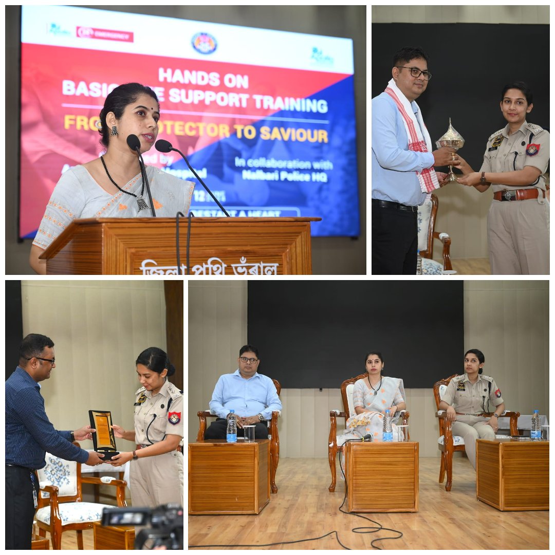 ApolloExcelcare's tweet photo. As part of our community outreach program, Apollo Excelcare Hospital organized a BLS (Basic Life Support) training workshop in collaboration with Nalbari Police HQ 
#ApolloHospitals #ApolloExcelcare #BLS #Emergency #FirstResponders

 @assampolice @gpsinghips @HardiSpeaks https://t.co/ROuFyzMK5P