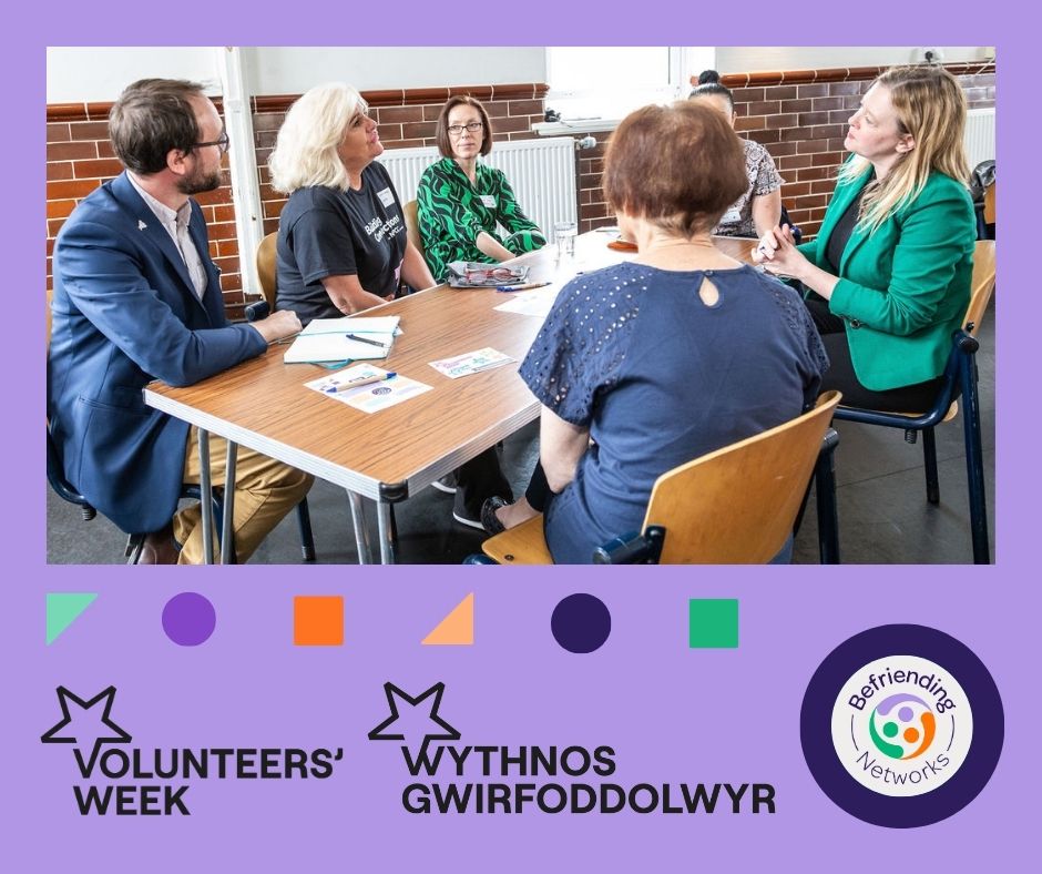 Last week we joined Befriending Networks members in Wales to celebrate their volunteer befrienders.

Part of #VolunteersWeek, we were also delighted to welcome Welsh Govt Minister for Mental Health <a href="/JBryantWales/">Jayne Bryant for Casnewydd Islwyn</a> to Cardiff for the event.

Read at tinyurl.com/25us3kdp
