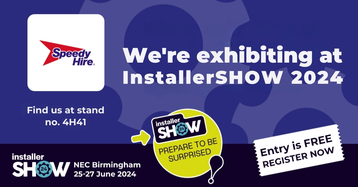 wearespeedy's tweet image. We will be exhibiting at @InstallerSHOW 2024! Come see us at this must-attend event for anyone working in heat, water, air and energy - NEC Birmingham, 25-27 June. Secure your FREE ticket by registering today!

#InstallerSHOW2024 #Networking #IndustryEvent #MarkYourCalendar
