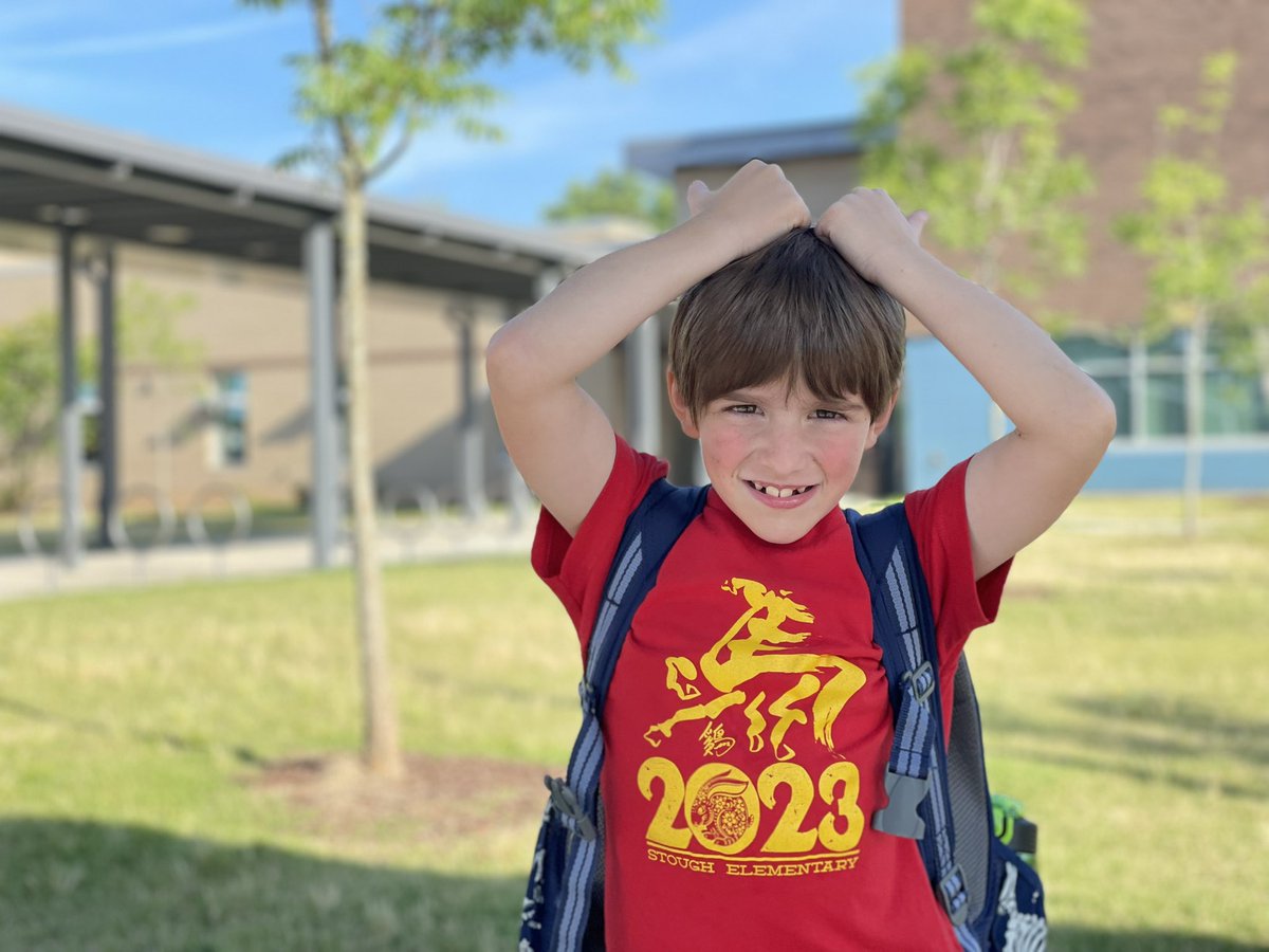 Last day of school vibes. Thanks to all the faculty and staff at <a href="/StoughStallions/">Stough Magnet Elementary School</a> for providing an incredible/supportive learning environment for this goofball.