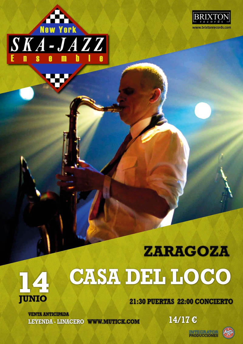 Con 15 álbumes editados y un increíble directo New York Ska-Jazz Ensemble son una apuesta segura no solo para los seguidores de reggae y ska, sino para todas las personas amantes de la música negra en general. Este viernes vuelven a Zaragoza: arainfo.org/tras-dos-anos-…