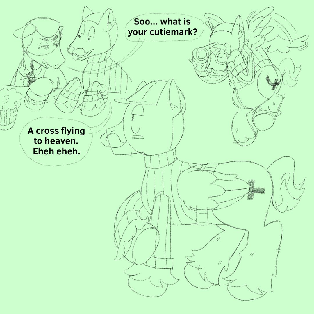 BarackoBroma's tweet photo. They have been sitting in the drafts for months because I forgor how to draw ponies. 😓
#MORALOREL https://t.co/1vqvmfSHpY