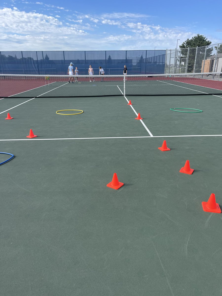 PapioTennis's tweet photo. Yesterday was our second day of tennis camp. Excited to kick off the third day today! Let's keep the energy up and make it another great day on the court! 🎾 #TennisCamp #Day3 #GameOn https://t.co/KA7uAYvBz8