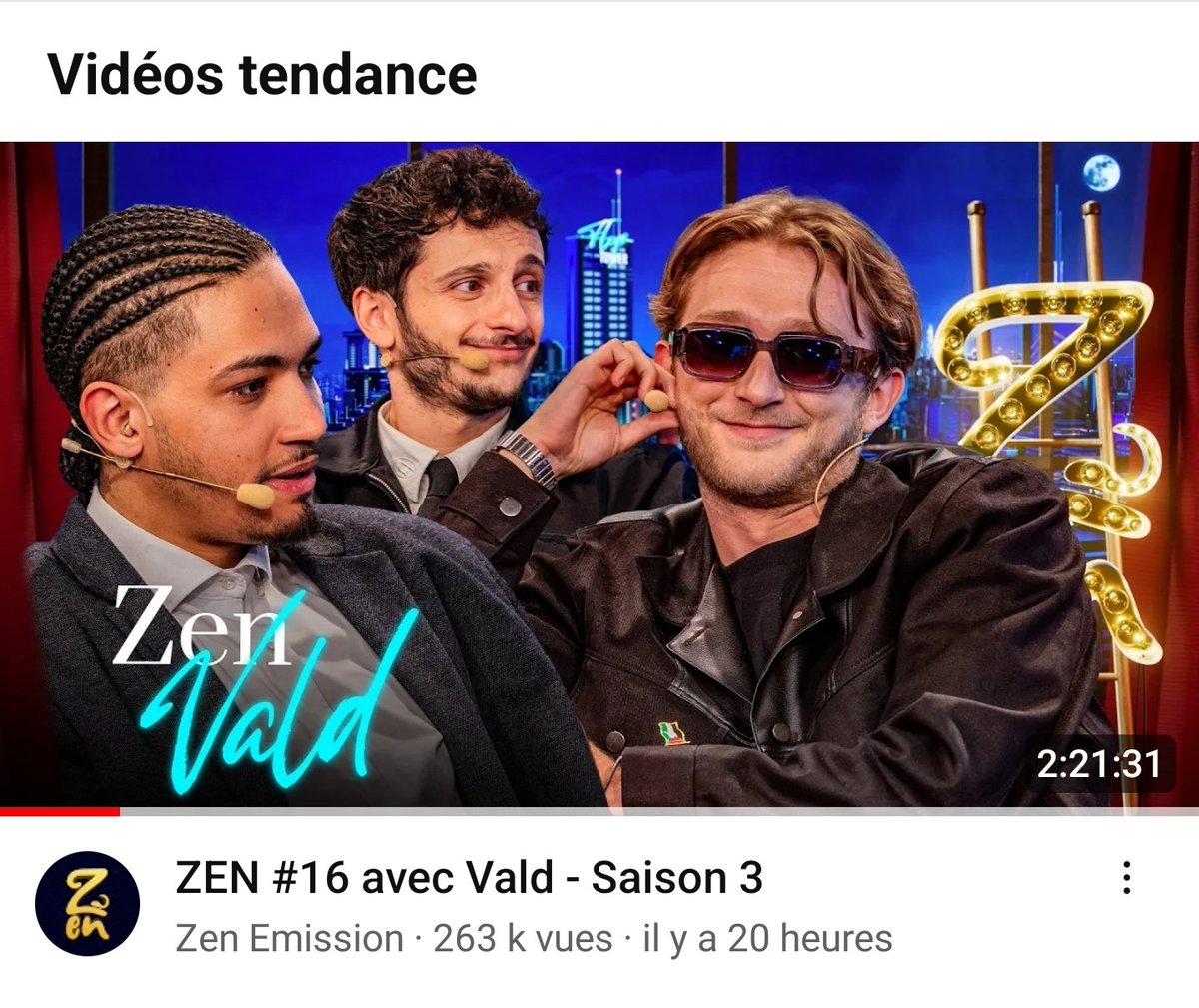 vald_ld's tweet photo. Premier des tendances pour le dernier @ZenEmission @maximebiaggi @Grimkujow_ 
TROP GROS LE V
https://t.co/8d8jpPhK4K https://t.co/wZCRYx3qIa