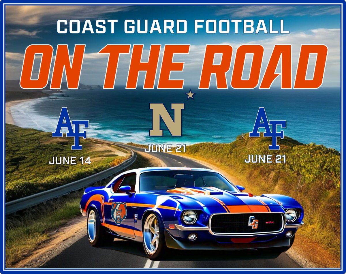 The CG Staff will be on the road at <a href="/AF_Football/">Air Force Football</a> and <a href="/NavyFB/">Navy Football</a> looking for future Bears! If you are going to be there and want to learn more about <a href="/USCGA_Football/">USCGA Football</a>  let me know! DM or comment below ...