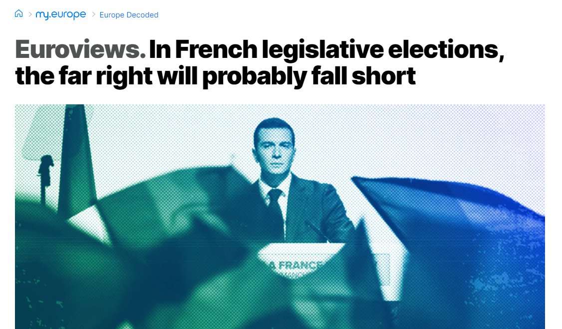 CEPS ThinkTank (@ceps_thinktank) on Twitter photo "This is one heck of a chess move by <a href="/EmmanuelMacron/">Emmanuel Macron</a>. Whether it succeeds or not, it will make history." 📰 Read the latest op-ed by <a href="/pa_balland/">Pierre-Alexandre Balland</a> in <a href="/euronews/">euronews</a> on the French legislative elections.
euronews.com/my-europe/2024… "This is one heck of a chess move by <a href="/EmmanuelMacron/">Emmanuel Macron</a>. Whether it succeeds or not, it will make history." 📰 Read the latest op-ed by <a href="/pa_balland/">Pierre-Alexandre Balland</a> in <a href="/euronews/">euronews</a> on the French legislative elections.
euronews.com/my-europe/2024…