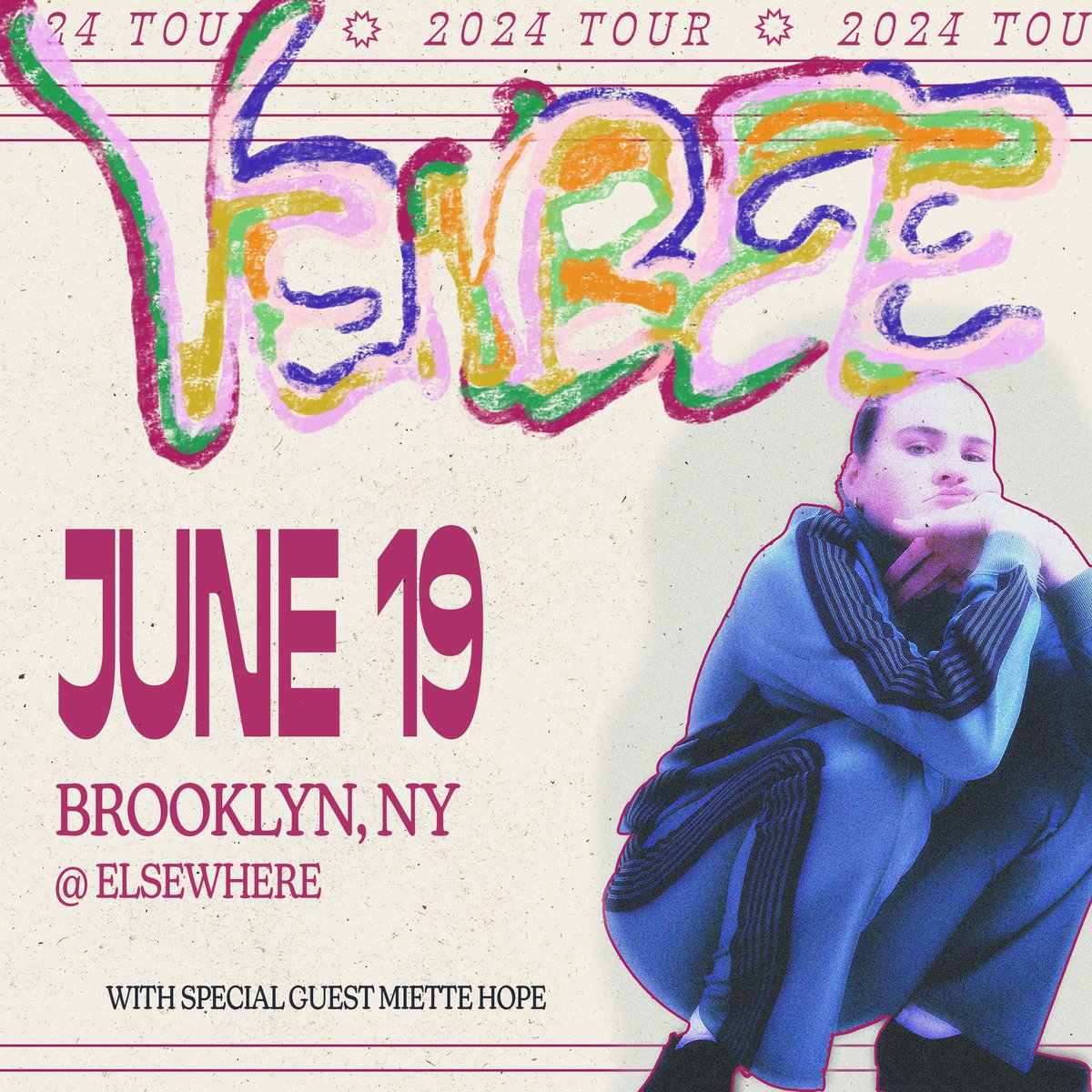 venbee.music (@venbeemusic) on Twitter photo nycccc! i can’t wait to play my first headline show on June 19th at <a href="/elsewherespace/">𝚎 𝚕 𝚜 𝚎 𝚠 𝚑 𝚎 𝚛 𝚎</a> !
tickets here - link.dice.fm/P9b745bdcd89?d… nycccc! i can’t wait to play my first headline show on June 19th at <a href="/elsewherespace/">𝚎 𝚕 𝚜 𝚎 𝚠 𝚑 𝚎 𝚛 𝚎</a> !
tickets here - link.dice.fm/P9b745bdcd89?d…
