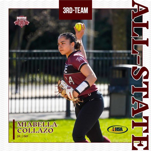 MiaCollazo14's tweet photo. Excited to announce my IHSA as a 3rd Team recipient. 

Junior Season Stats: ITW David Speer
BA: .593
OBP: .700
HR: 8
RBI: 46
R: 39
BB: 21
SB: 19
FPCT: .948

#espnw #collegesoftball #highschoolsoftball #cpl #ihsa #uicsoftball #cubsrbi #cubscharities #itwspeer https://t.co/mGCMMzFXWQ