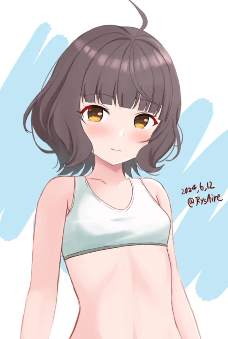 #艦これ版深夜の真剣お絵描き60分一本勝負 #艦これ版真剣お絵描き60分一本勝負_20240612 