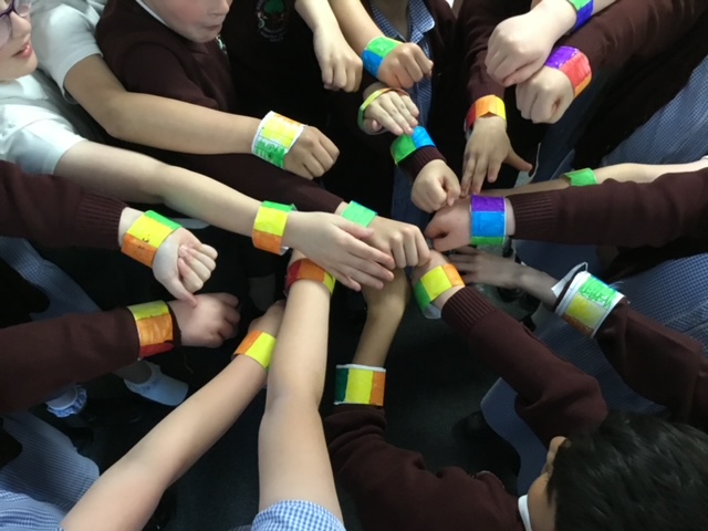 RTPS_Year3A's tweet photo. We did some rainbow craft to celebrate Pride Month. #pride https://t.co/D8KkjYLreG