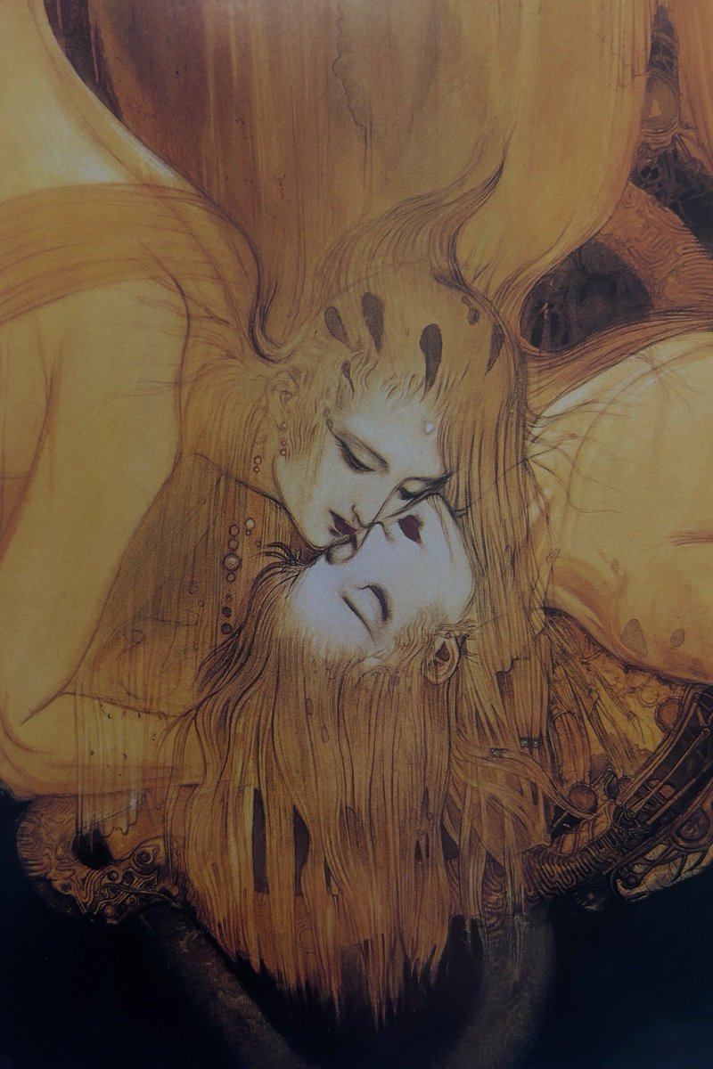 xe0_xeo's tweet photo. Gashu Illustrations Artbook, Yoshitaka Amano https://t.co/cHkFiB6Ld1