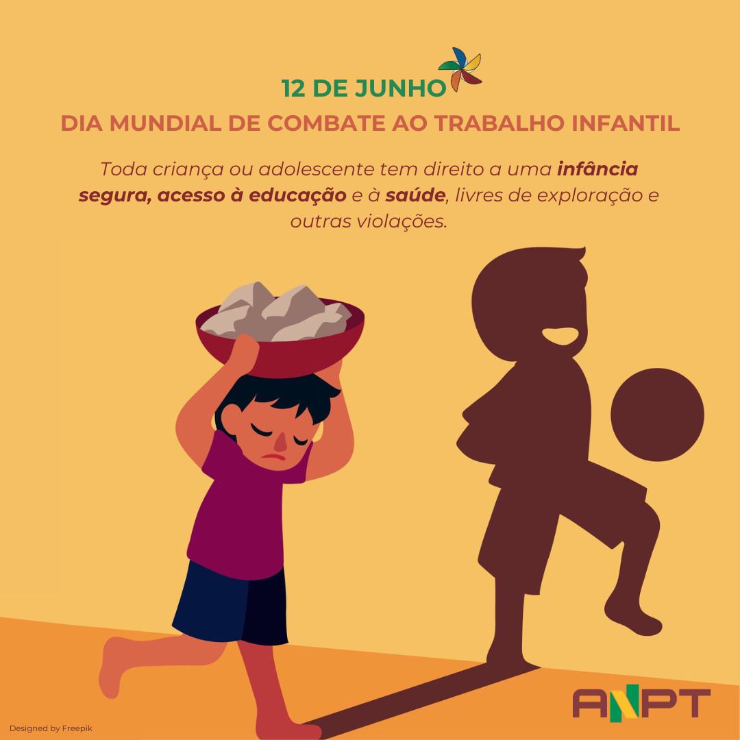 ANPTBRASIL's tweet photo. Proteger a infância, garantindo o acesso à educação e à saúde, é proporcionar uma perspectiva de futuro.

#ChegaDeTrabalhoInfantil #MPT #ANPT https://t.co/ZrzRcE68Gg