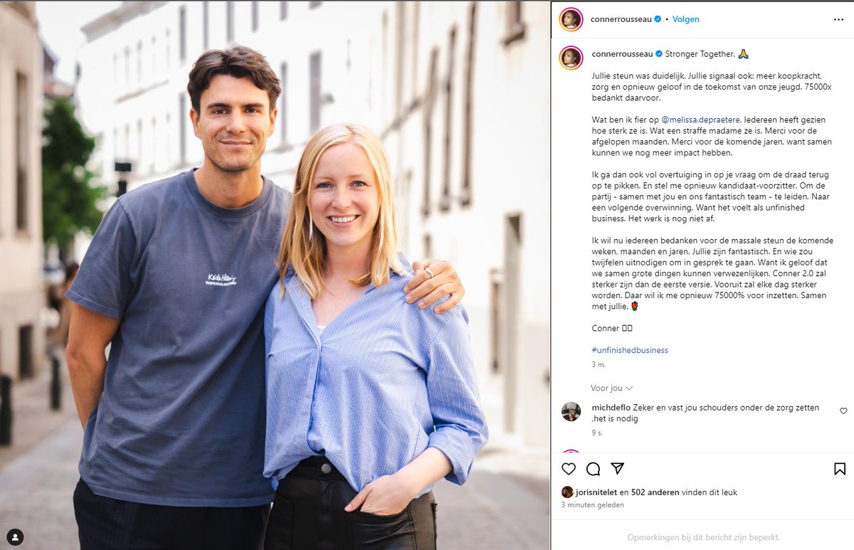 zwieze's tweet photo. niet om te negatief te doen maar als conner na zijn racistische tirade erin slaagt om herverkozen te worden als voorzitter dan bewijst dat maar weer dat vooruit in de huidige vorm een bende sycofanten en ja-knikkers zonder ruggengraat of socialistische identiteit zijn https://t.co/xxqb27Rrh4