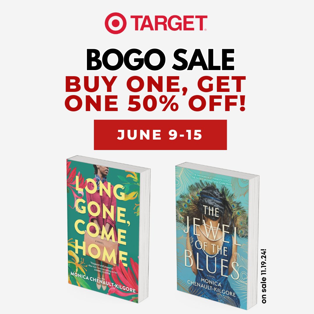 Unlock endless stories with Target’s Buy 1, Get 1 50% off book deal, June 9-15! Applies to preorders too! 

target.com/p/long-gone-co…

#bookstoread #books #booksbooksbooks #SummerReading