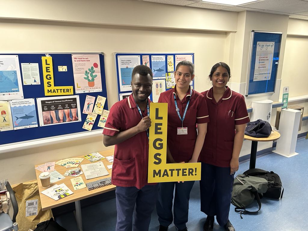 Day 3 of Legs Matter Week &amp; our Clinical Educators were joined by Podiatry today 😍#legsmatter #legsmatterweek <a href="/UHP_NHS/">University Hospitals Plymouth NHS Trust</a> <a href="/VascularUHP/">Vascular UHP</a> <a href="/charlie_hennah/">Charlie Hennah</a> <a href="/LinuGeorge12101/">Linu George</a>
