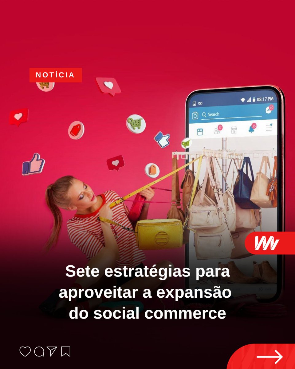 mundodmarketing's tweet image. Modalidade de vendas nas redes sociais deverá crescer 26% até 2025; WGSN compartilha dicas para empresas que desejam aumentar as vendas nas redes sociais

#wgsn #estrategia #redessociais #socialcommerce #mundodomarketing #marketingbrasil

Saiba mais: mundodomarketing.com.br/sete-estrategi…