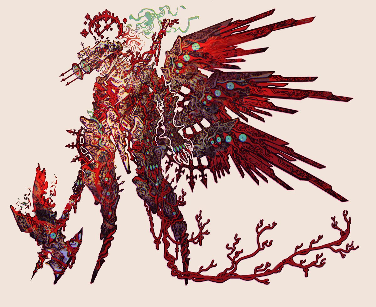 Thank you all for the kind words on this!
I always forget to record my process but here are some snapshots of the initial stages. As a funfact I do my final lineart on the same layer as my initial sketch, I just carve out the details and erase as I go along.