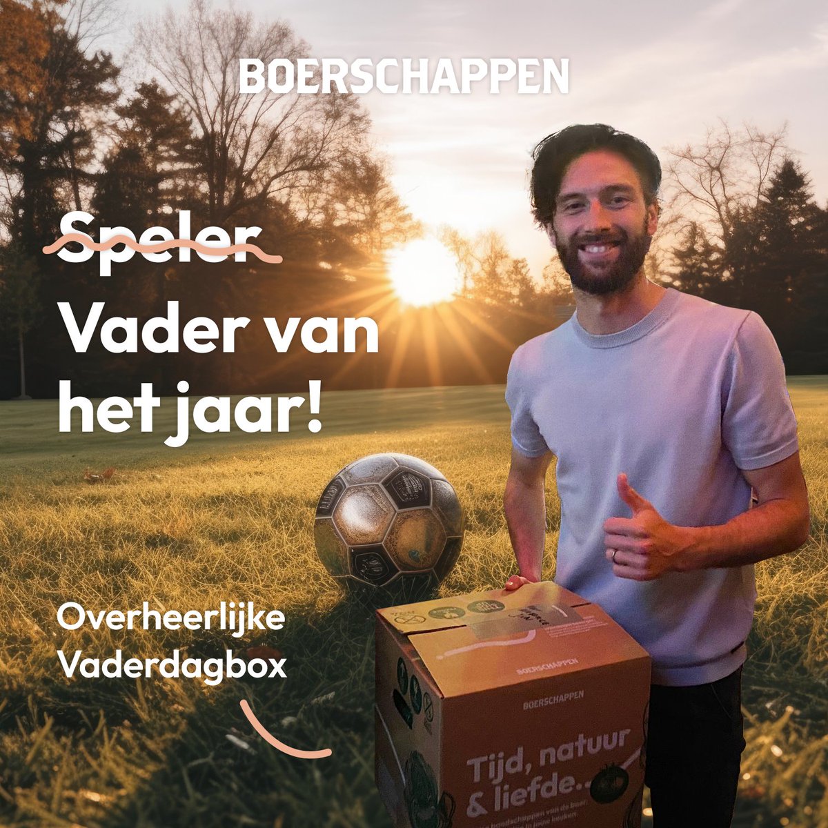 🎉 Dubbel feest voor Jan van den Bergh! 🎉

Gefeliciteerd met de geboorte van je kindje, Jan! We wensen jou en je partner alle geluk met jullie nieuwe gezinnetje. 👶❤️

Om dit bijzondere moment te vieren, ontving Jan als eerste onze speciale Vaderdagbox van Boerschappen! 🥳 #NAC