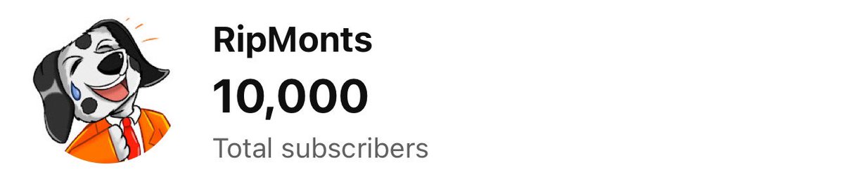 MontsRip's tweet image. Another milestone hit! Let’s keep it rolling! 🥳 @YouTube @YouTubeCreators