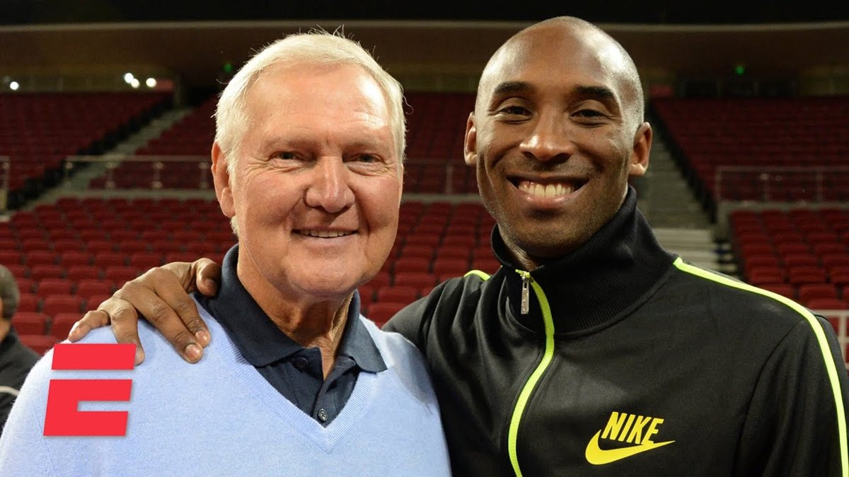 ESPNLosAngeles's tweet photo. "He's the man that believed in me from the beginning. The conversation that I had with him sitting in the Forum locker room and just being in awe of sitting in Magic [Johnson]'s locker and sitting next to Jerry West talking about basketball. That's before anybody knew anything. That was special." 

- Kobe on Jerry West