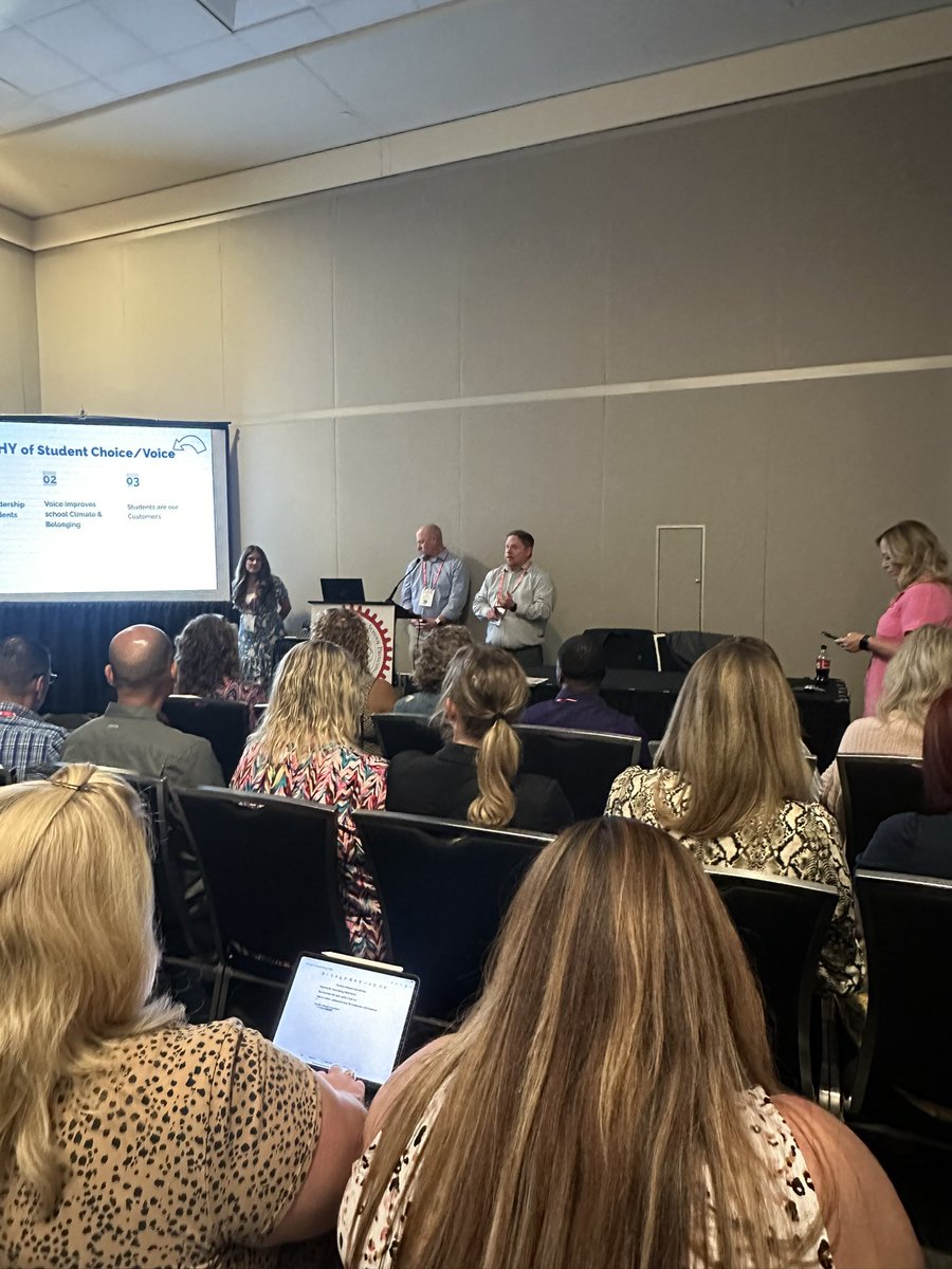 angelee_morales's tweet image. Elevate student voice! Listening to Summers Middle School present. Great ideas and ready to implement! #TASSP2024 #OneRC #OuidaBest