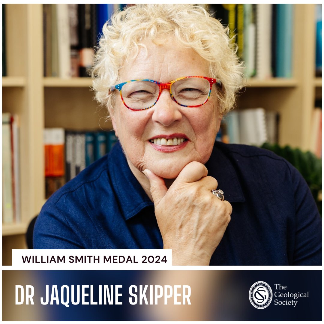 GeolSoc's tweet photo. The 2024 William Smith Medal is awarded to Dr Jaqueline Skipper of @GCGLLP for excellence in applied and economic geoscience.

Jaqueline is a Chartered Geologist and has expertise in ground risk, investigation and interpretation of complex soils and rocks, and in forensic work. https://t.co/OAXKKZoDdn