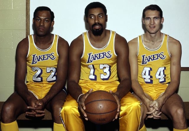 Elgin Baylor, Wilt Chamberlain , Jerry West.

Legends. 🐐