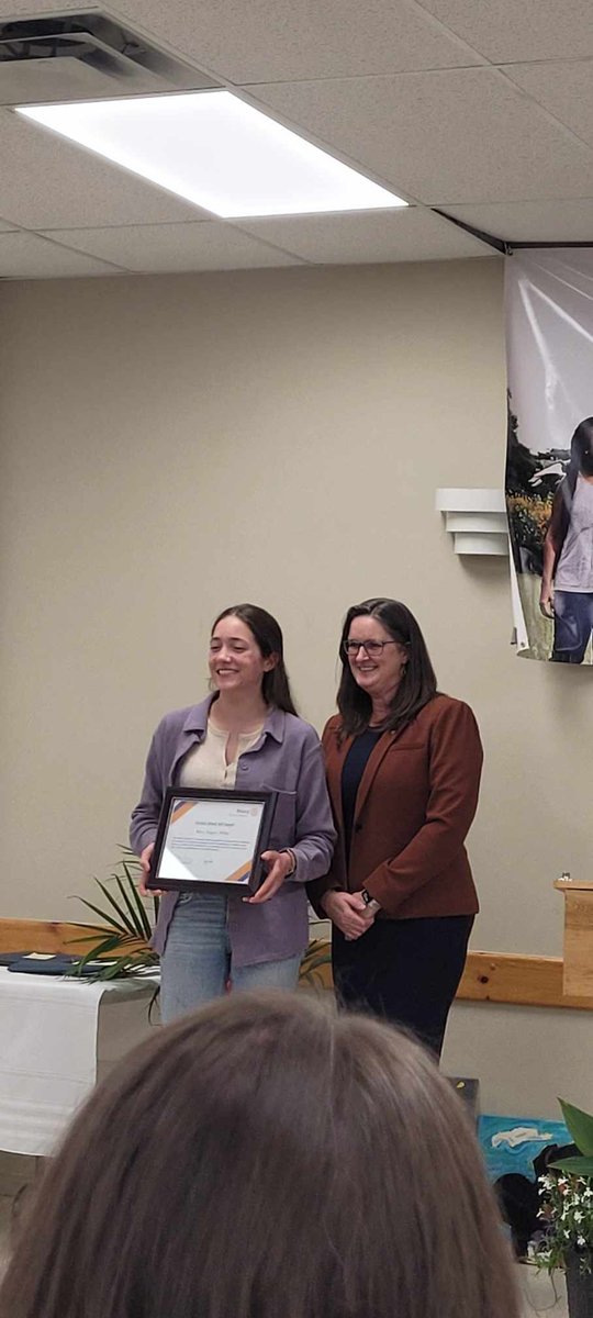 Our very own Alexus was the recipient of the  " Service Above Self" student bursary from the Rotary Club in Napanee... Congratulations Lulu!!