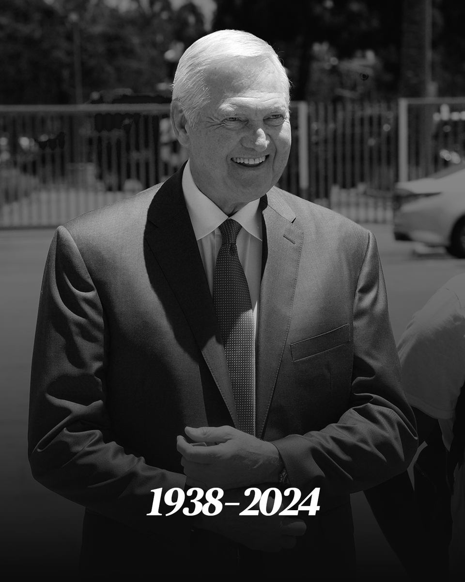 LAClippers's tweet photo. Jerry West, the personification of basketball excellence and a friend to all who knew him, passed away peacefully this morning at the age of 86. His wife, Karen, was by his side. https://t.co/iMwOXmCT2B