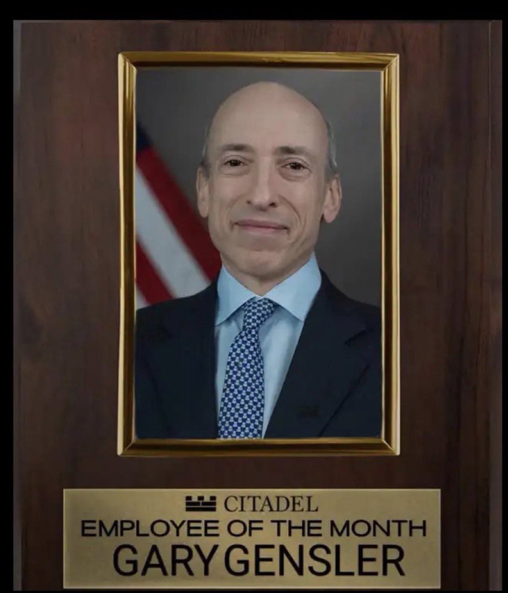 tzerobound's tweet photo. @GaryGensler Take the Fifth Gary. You are guilty as charged for market manipulation in #counterfeitsecurities https://t.co/XTKpy4dkbY
