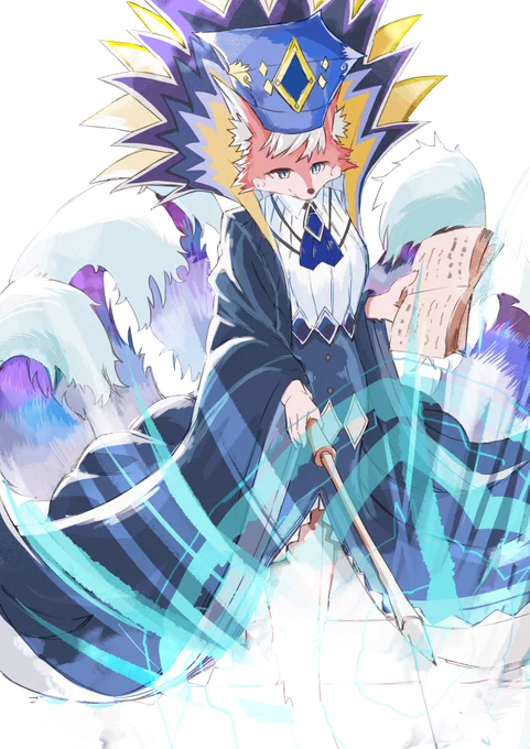 ファイル整理してたらアイコンにもしてる3.4年前に描いたイザベルさんの絵が出てきた。なつ～