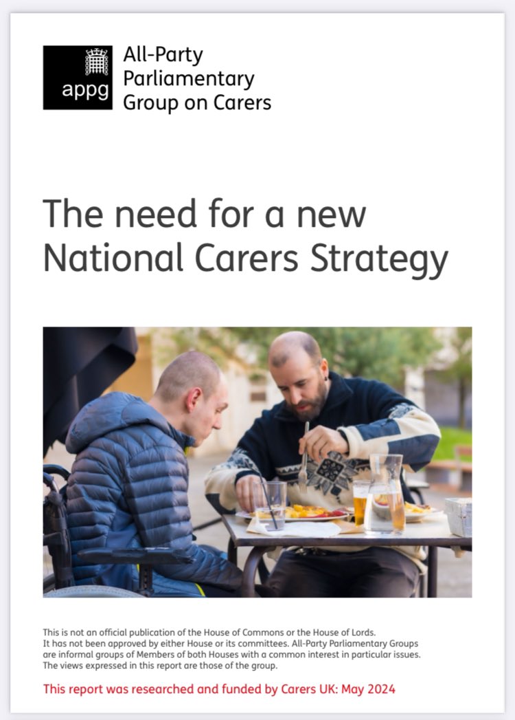 #Carers #Strategy #carersweek 
Need for a National Carers Strategy
carersuk.org/media/ixvljpt5…
<a href="/CarersUK/">Carers UK</a> <a href="/CarersTrust/">Carers Trust</a>