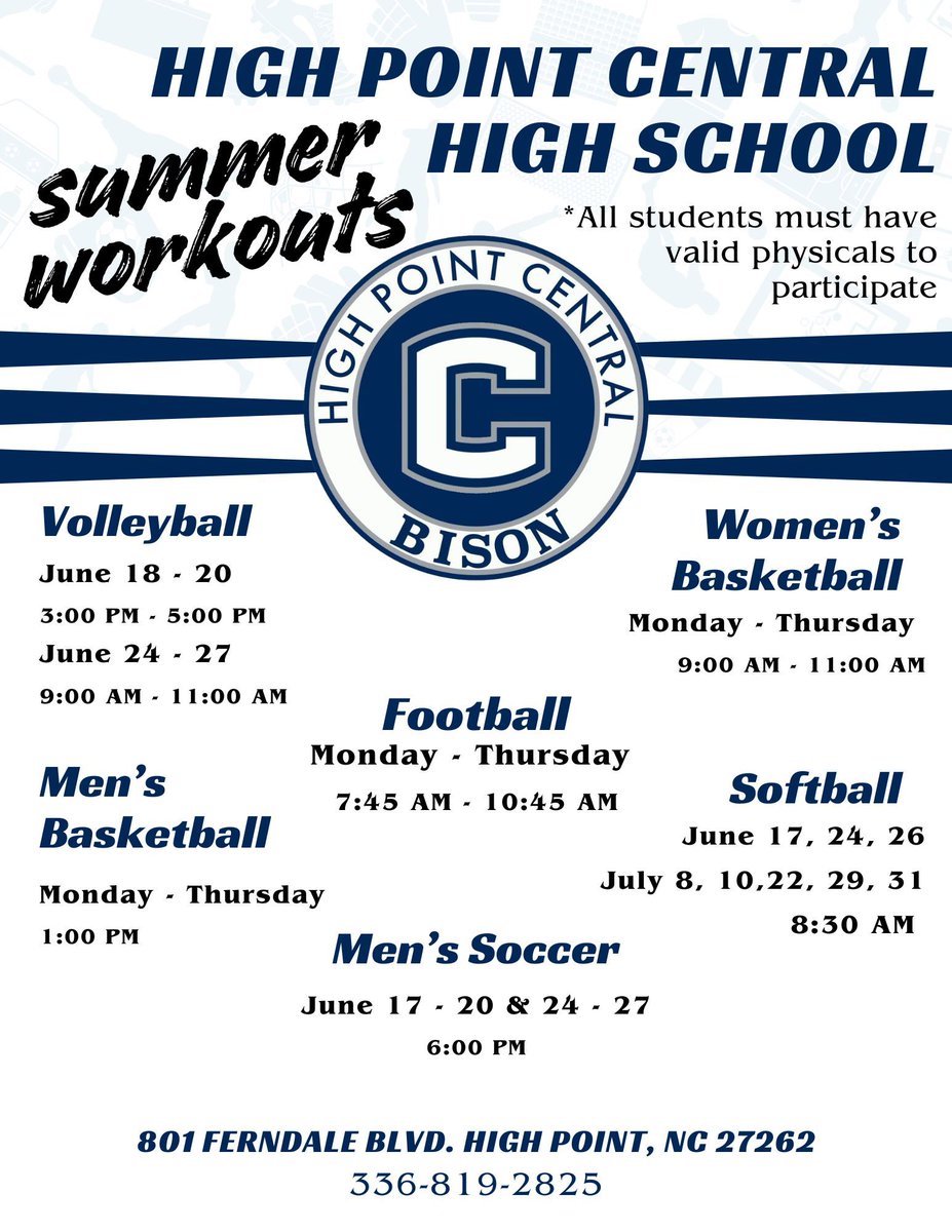 High Point Central tweet media