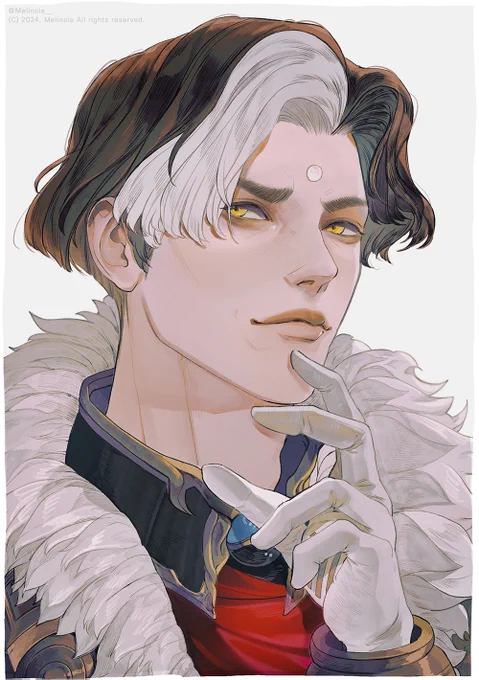 커미인데 오랜만에 에멧 그려서 넘 좋았다... 감사해요! #FF14 #Commi 