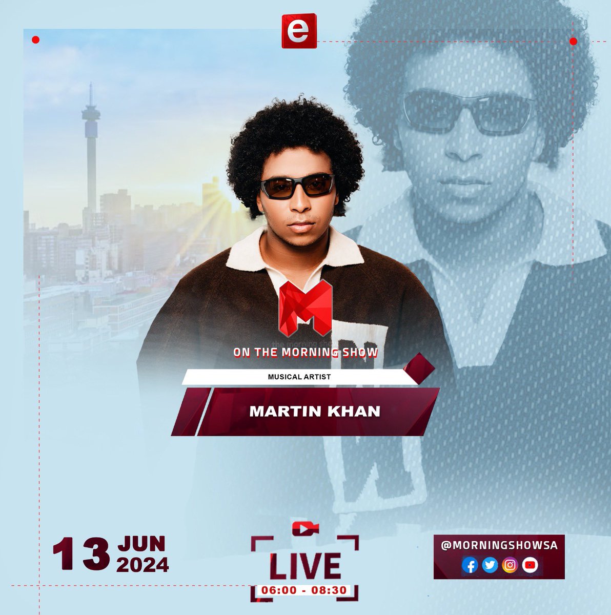 vthseason's tweet photo. Start your morning off the right way with @martinkhanmusic on @MorningShowSA tomorrow morning! 🤩📺 

Tune into #TheMorningShowSA on https://t.co/odFPCBdXFd  tomorrow morning between 06:00am - 08:30am to catch Martin Khan chat all things #Panado 💊 https://t.co/mttnWrBtV1