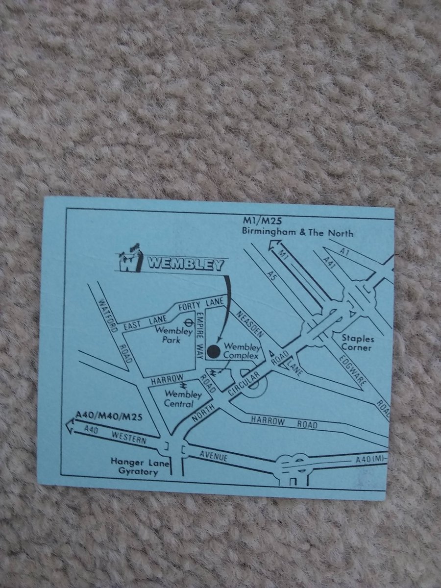 On this day #OTD 1987 <a href="/wembleystadium/">Wembley Stadium</a>.  We were there: #U2 play the second of two consecutive #JoshuaTree shows as part of their 1987 World Tour.  Also the bill are the much missed Lou Reed and Shane MacGowan with The Pogues also opening act Lone Justice with Maria McKee. £17.50
