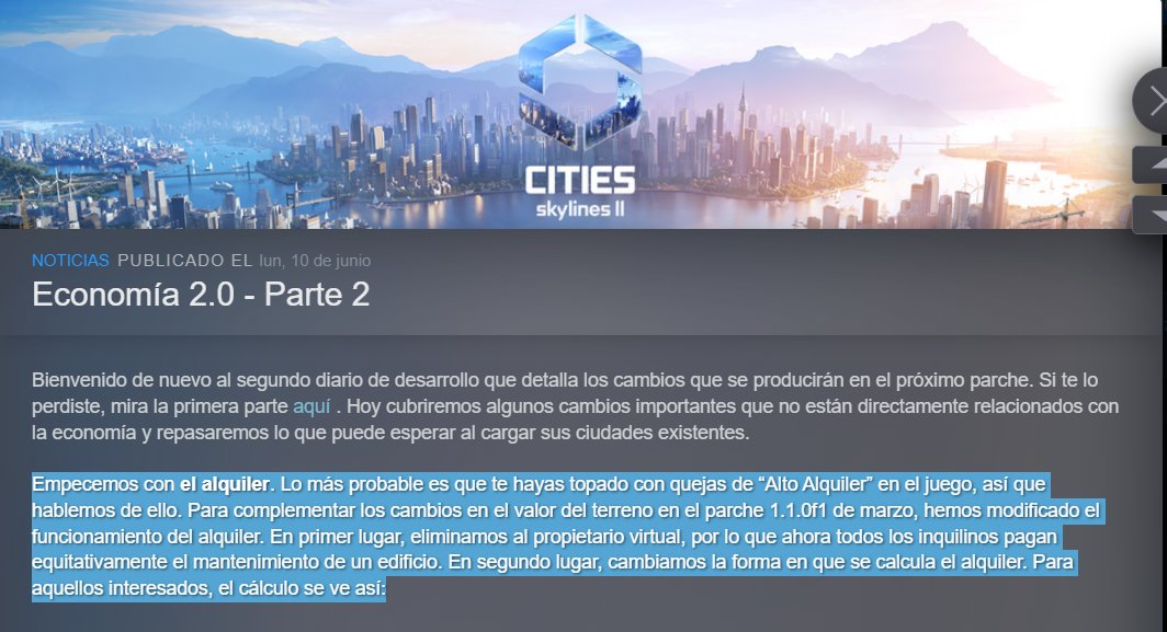 BaityBait's tweet image. Había un problema grave con el precio de los alquileres en el Cities Skylines 2, y para arreglarlo han tenido que añadir un parche para eliminar a los propietarios

XD
