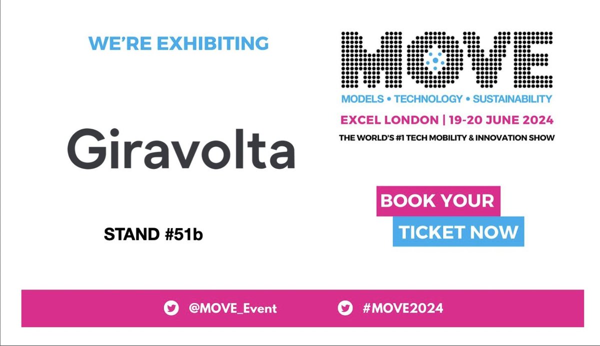 seat_code's tweet photo. Hey! Next week, our Giravolta team will be at the Mobility’s 1º innovation event #Move2024 in London!🇬🇧
If you want to meet our team, you can come to the Stand 51b “Catalonia Trade & Investment” island.
Click here for more details 👉https://t.co/h1lbUv3INT
#SEATCODE #Mobility https://t.co/RjyRO3NxAq