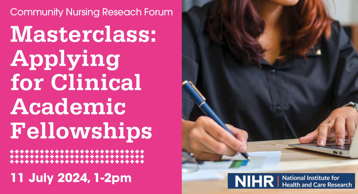 The Queen's Nursing Institute (@theqni) on Twitter photo Join us for a free 1 hour #masterclass from our #CommunityNursing #Research Forum on Thursday 11 July and learn about 'Applying for Clinical Academic #Fellowships' featuring <a href="/BaldwinSharin/">Dr Sharin Baldwin</a>, <a href="/sally_kendall/">Sally Kendall</a> & Christopher Sweeney.
Book here👉: qni.org.uk/news-and-event… <a href="/Ben_Bowers__/">Dr Ben Bowers RN FQICN QN</a> Join us for a free 1 hour #masterclass from our #CommunityNursing #Research Forum on Thursday 11 July and learn about 'Applying for Clinical Academic #Fellowships' featuring <a href="/BaldwinSharin/">Dr Sharin Baldwin</a>, <a href="/sally_kendall/">Sally Kendall</a> & Christopher Sweeney.
Book here👉: qni.org.uk/news-and-event… <a href="/Ben_Bowers__/">Dr Ben Bowers RN FQICN QN</a>