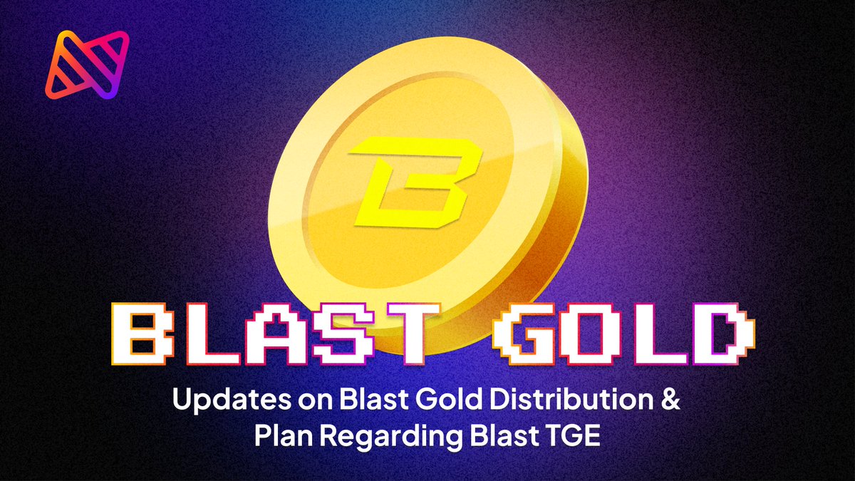 nftperp's tweet photo. We've just awarded nearly 60,000 @Blast_L2 Gold to our users! 🌟

Check your balance if you've engaged with @nftperp this past week. 😉

As we approach the $BLAST TGE, here’s the latest on our plans leading up to the launch! https://t.co/DIqQkw0bZy