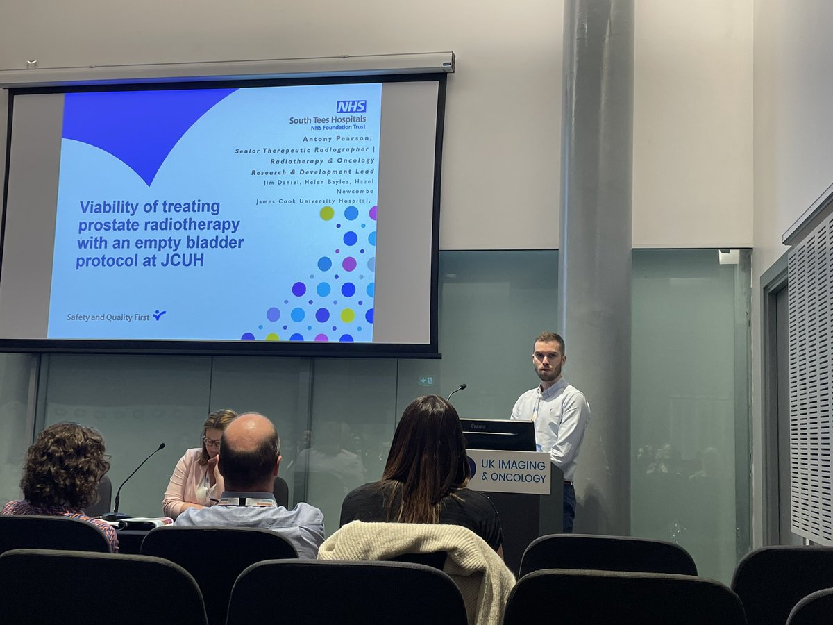 Claire Powlesland (@clairepow01) on Twitter photo <a href="/AntonyPearson1/">Antony Pearson</a> highlighting his work developing an empty bladder protocol for patients undergoing radiotherapy for prostate cancer. <a href="/claire_huntley/">Claire Huntley</a> <a href="/SouthTees/">South Tees Hospitals</a> <a href="/NorthernRTN/">Northern Radiotherapy Network</a> #UKIO2024 <a href="/AntonyPearson1/">Antony Pearson</a> highlighting his work developing an empty bladder protocol for patients undergoing radiotherapy for prostate cancer. <a href="/claire_huntley/">Claire Huntley</a> <a href="/SouthTees/">South Tees Hospitals</a> <a href="/NorthernRTN/">Northern Radiotherapy Network</a> #UKIO2024