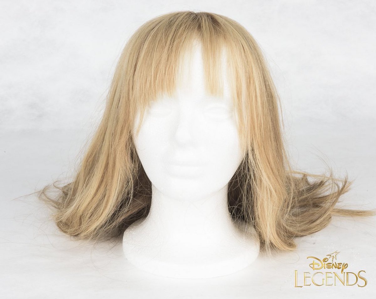 Hannah Montana's wig on display.