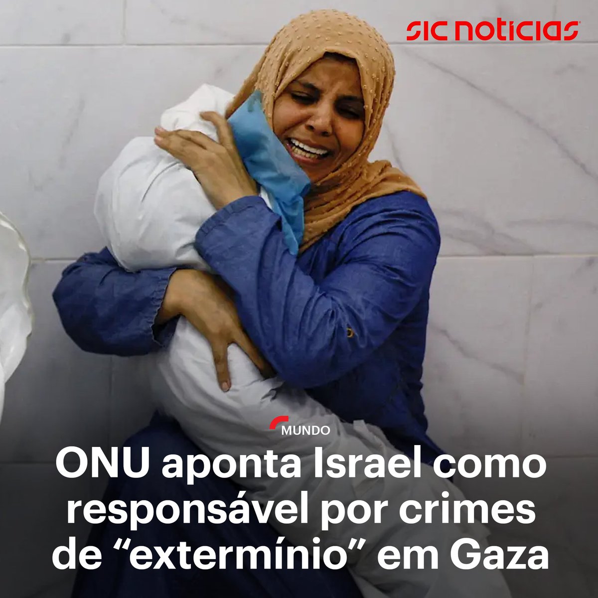 Uma comissão de inquérito da ONU concluiu que as autoridades israelitas são responsáveis por crimes contra a humanidade, incluindo extermínio, na Faixa de Gaza desde 7 de outubro de 2023.

Saiba mais aqui: bit.ly/3Vj3JdL