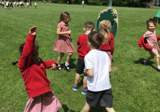 ManorParkFirst's tweet photo. Year 1 have been staying healthy with their daily run. We started at 1:22 &amp; are now down to an amazing 1:08. We work as a team &amp; only stop the clock when everyone is around the course. The only thing we race is the clock The children are very motivated and ensure we don’t miss it https://t.co/T3muIUFvtd