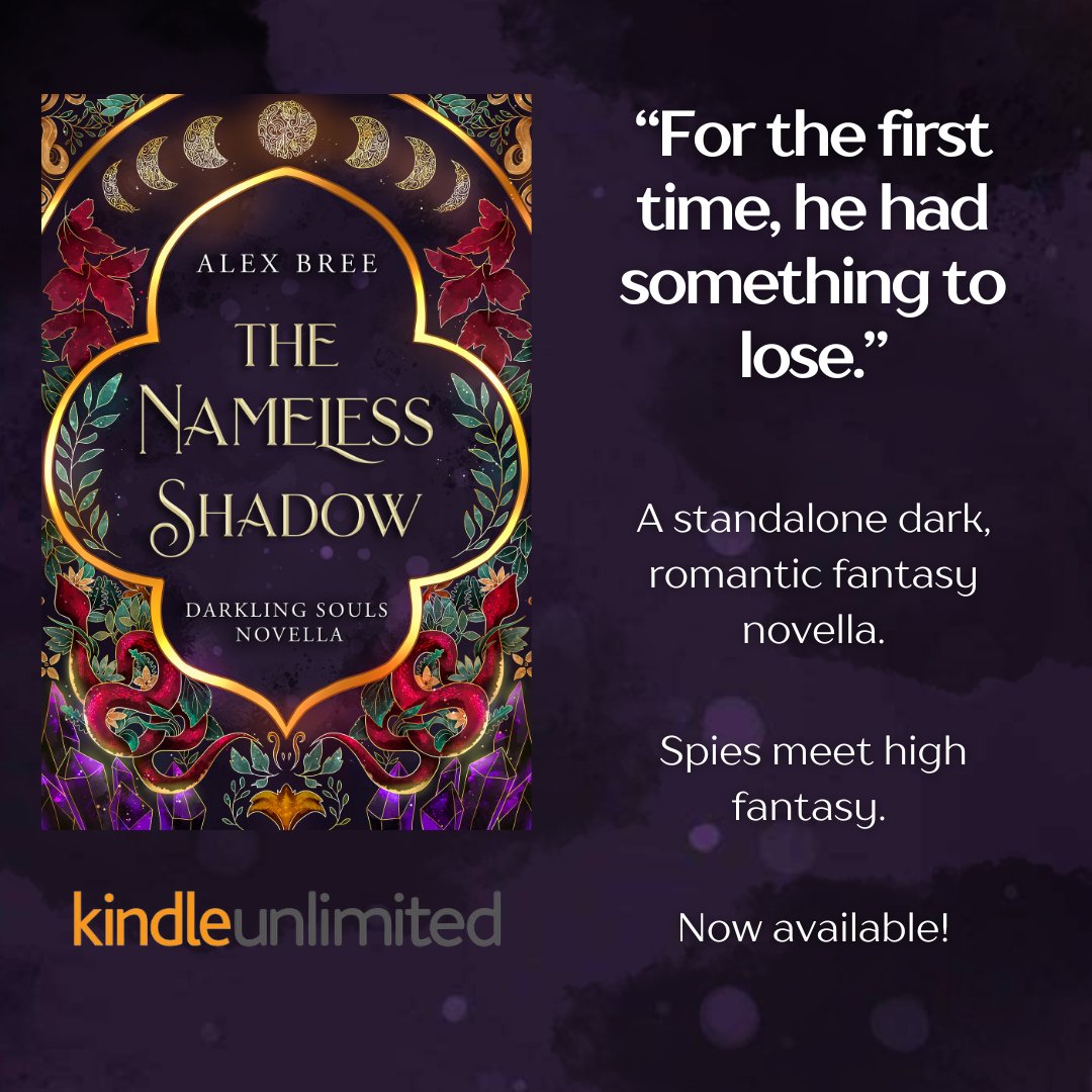 RELEASE DAY!
New standalone dark fantasy novella. 
On KU or for $0.99!
🥷 ❤️‍🩹 ⛓️ 🐺 👑 😈 

#releaseday #darklingsouls #thenamelessshadow #spy #assassin #assassinscreed #amwritingfantasy #amwritingromance #SPFBOX #SPFBO #epicfantasy #fantasyauthor #fantasybook