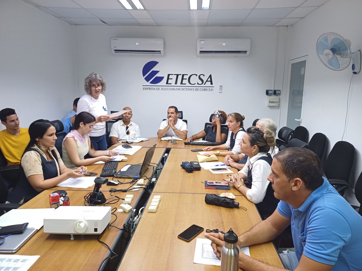 Combinacion de ciencia, innovacion y creatividad en el Forum de Base de <a href="/ETECSA_Cuba/">ETECSA</a> #Artemisa.
